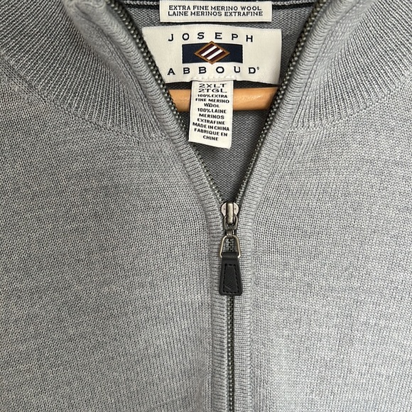 Joseph Abboud quarter zip dress sweater size 2XL Tall - Picture 2 of 2